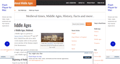 Desktop Screenshot of medievalmiddleages.com